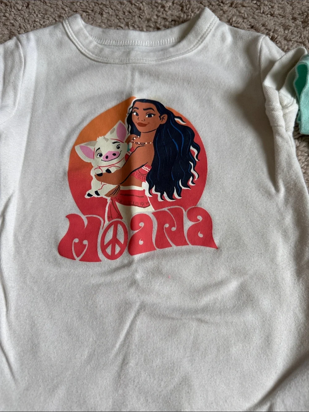 GAP Kids Pajama Organic Cotton Short Sets - Moana and Minnie size 2